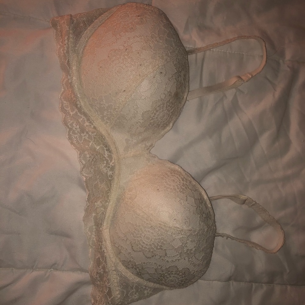 PINK lacy bralette (padded)